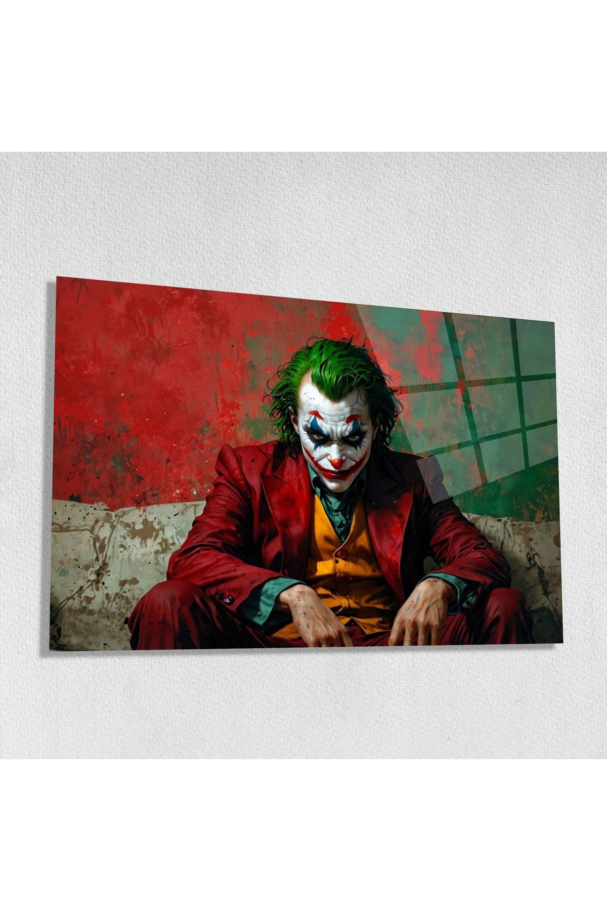 Joker’in İkonik Duruşunu Yansıtan Karizmatik Bir Uv Cam Tablo