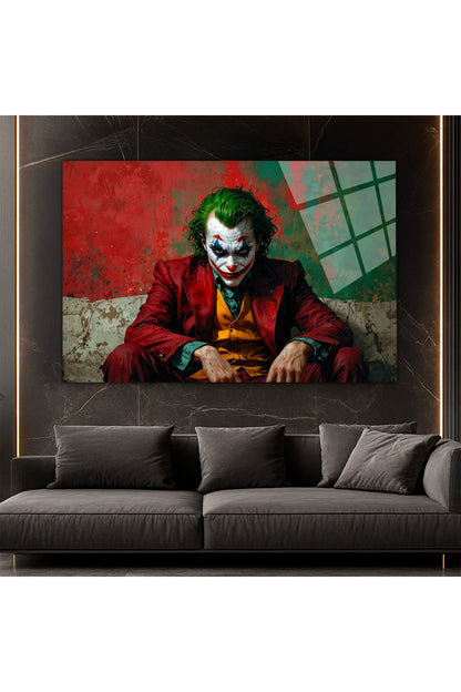 Joker’in İkonik Duruşunu Yansıtan Karizmatik Bir Uv Cam Tablo