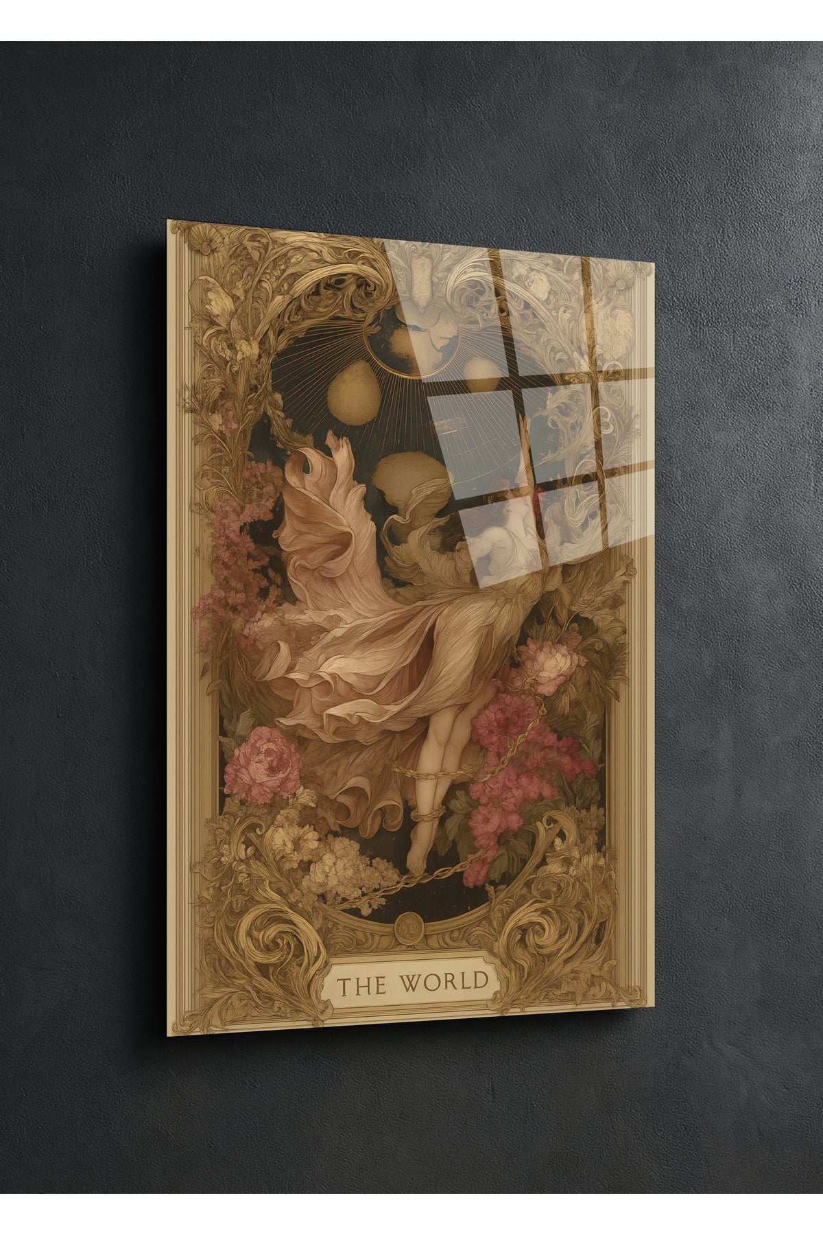 The World Tarot Cam Tablo - Klasik ve Mitolojik Sanatsal Duvar Dekoru